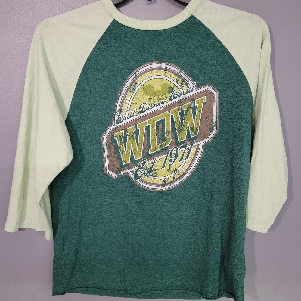 Retro Baseball Style Walt Disney World T- Shirt
